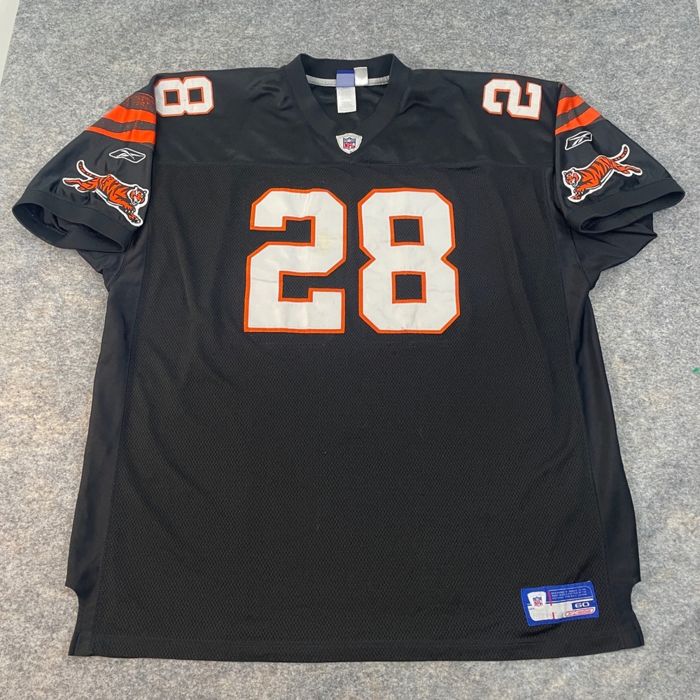 VTG Reebok Corey Dillon Cincinnati Bengals Authentic Jersey #28 Size 60/4XL Sewn